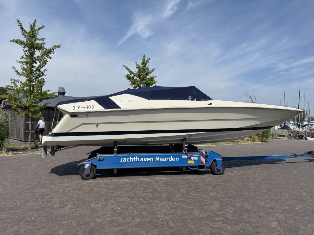 Riva St Tropez met 2x 350 pk speedboat sportcruiser, Gebruikt, Overige brandstoffen, Polyester, 10 m