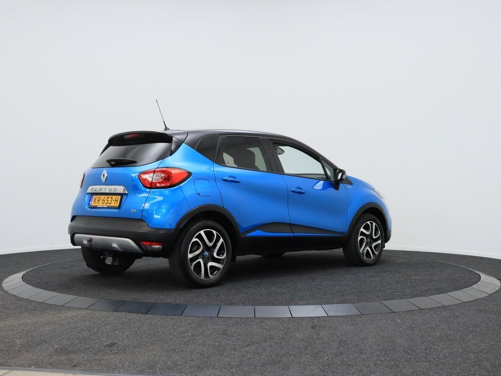 Renault Captur 0.9 TCe Wave | Trekhaak | Navigatie | Camera, Stof, Gebruikt, Blauw, 49 €/maand