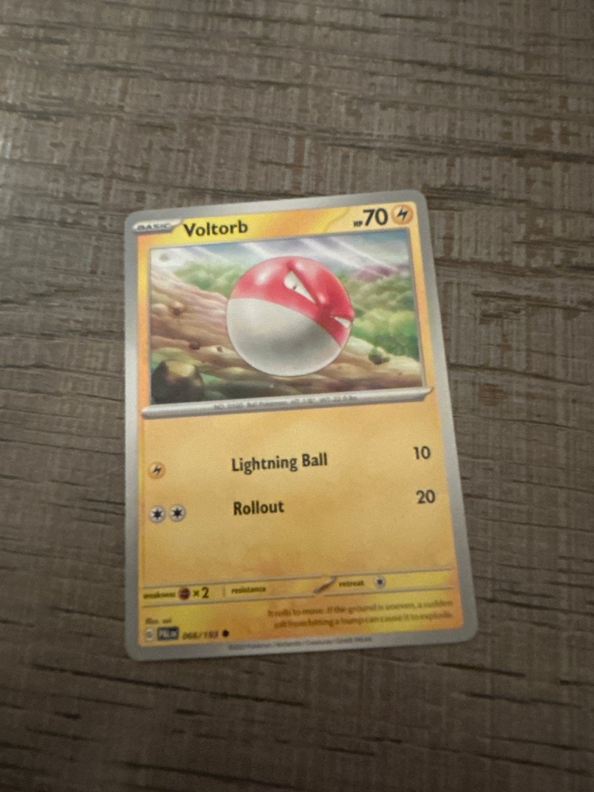 Pokémon Kaart Voltorb 068/193 - Zo goed als nieuw, Ophalen of Verzenden, Zo goed als nieuw, Losse kaart
