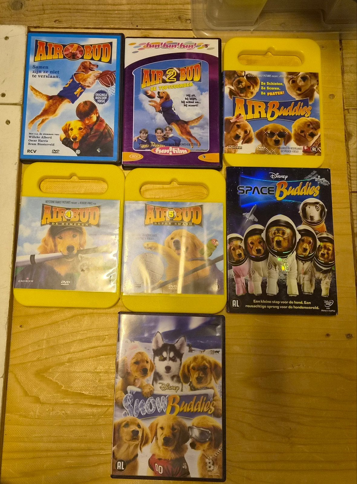 Air Bud & Buddies DVD collectie - 7 films, Alle leeftijden, Ophalen of Verzenden, Gebruikt, Nederlands
