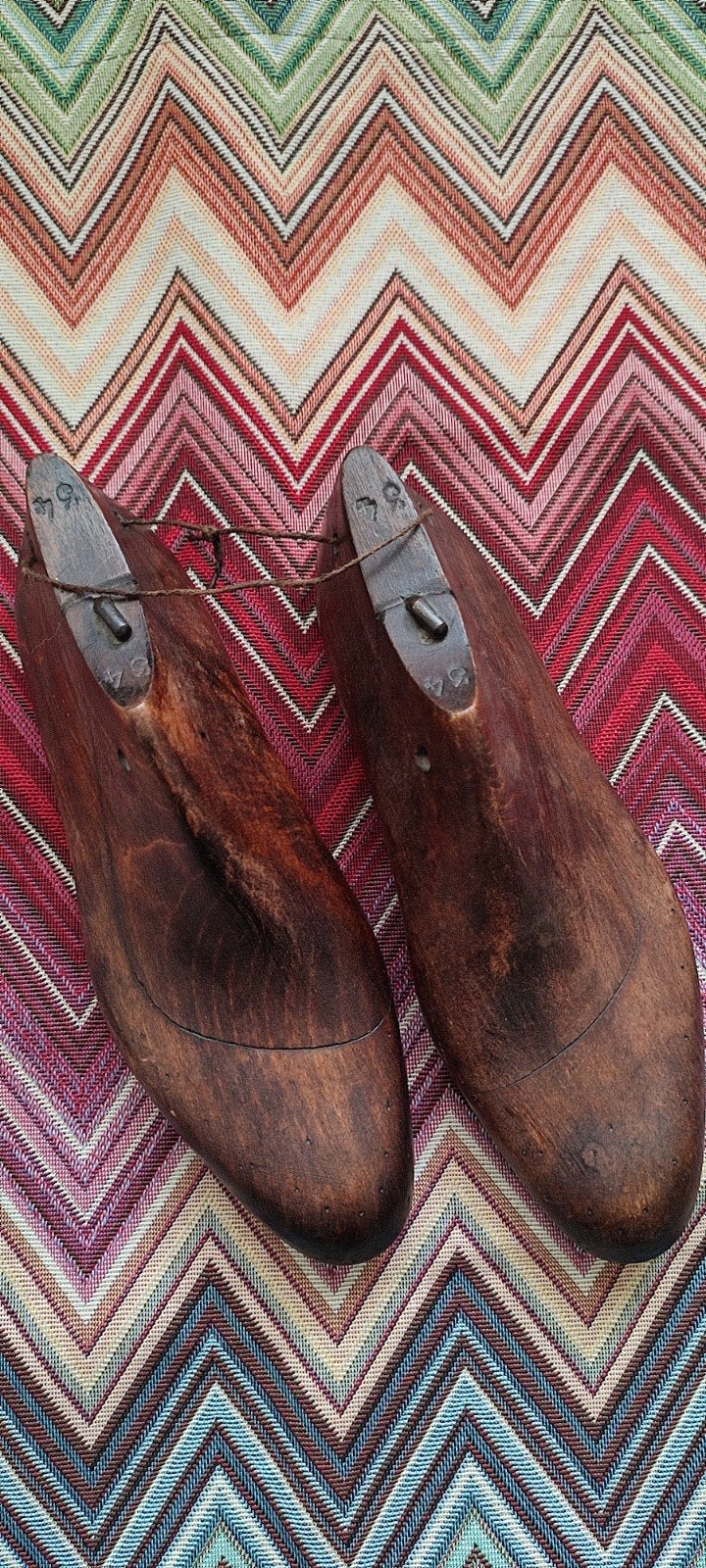 Antieke houten schoenleesten - Maat 34, Ophalen of Verzenden