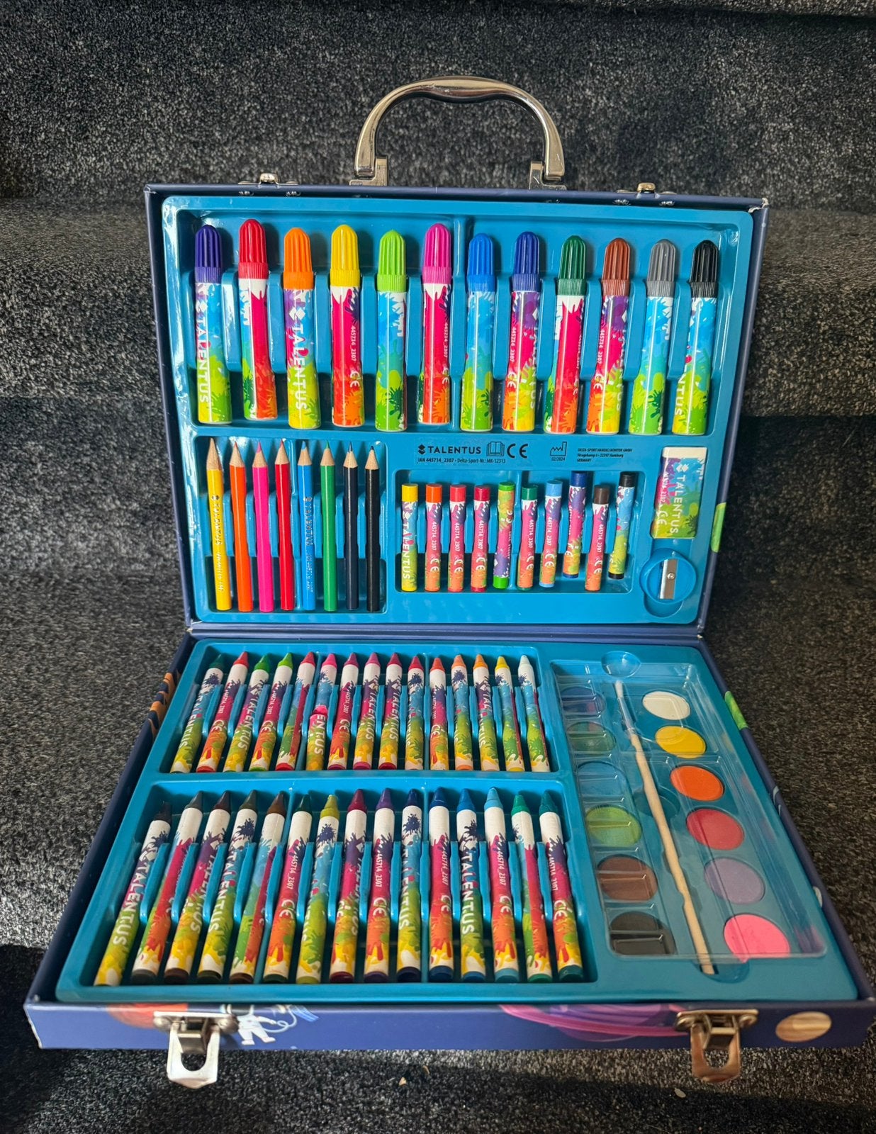Teken koffer, Ophalen of Verzenden, Zo goed als nieuw, Potlood of Stift