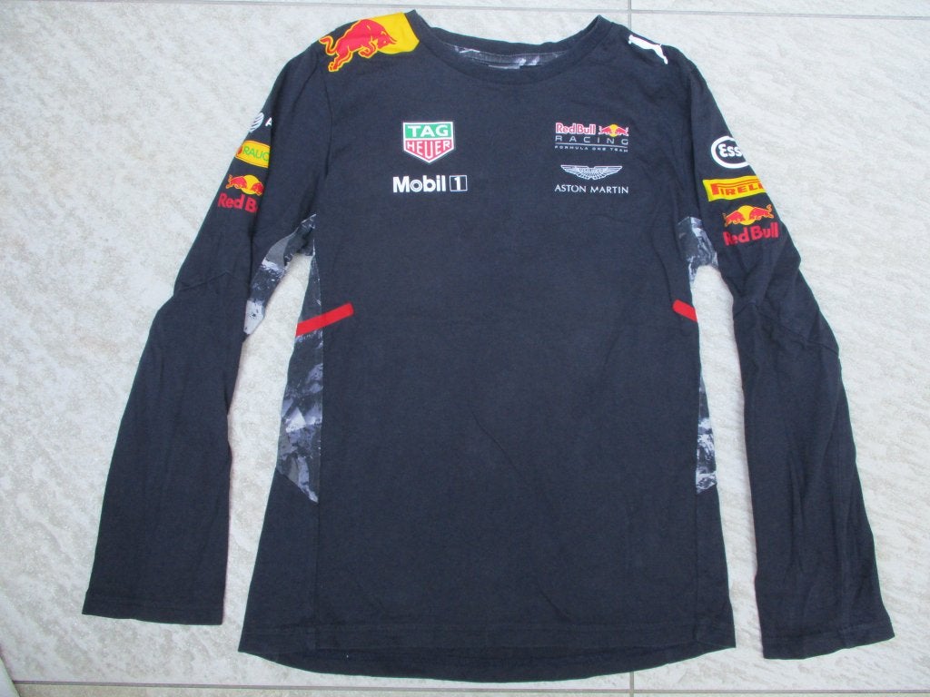 Puma Red Bull Racing longsleeve blauw maat 152 T-shirt, PUMA, Ophalen of Verzenden, Zo goed als nieuw, Shirt of Longsleeve