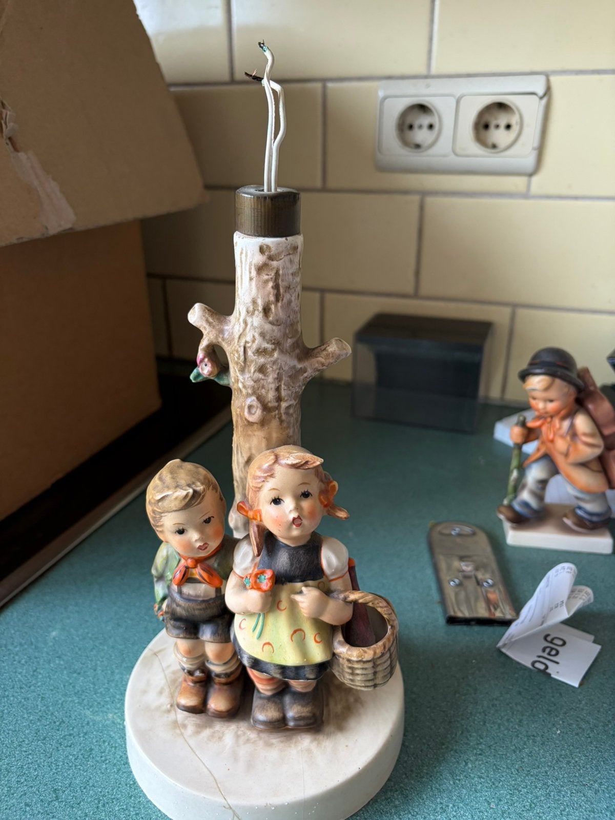Beeldje hummeltje (lamp), Ophalen, Zo goed als nieuw