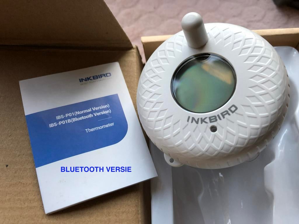Inkbird ibs-p01/b pool thermometer met bluetooth versie, Ophalen of Verzenden, Zo goed als nieuw, Buitenthermometer
