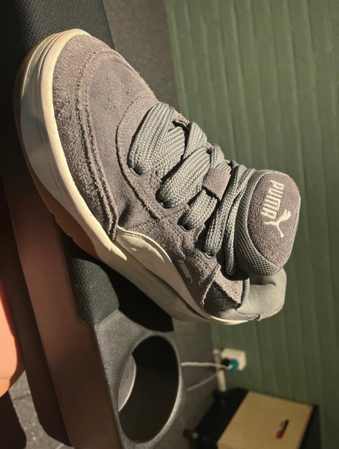 Puma park lifestyle sk8 sd cool dark grey frosted ivory, Kleding | Heren, Ophalen of Verzenden, Zo goed als nieuw, Overige kleuren