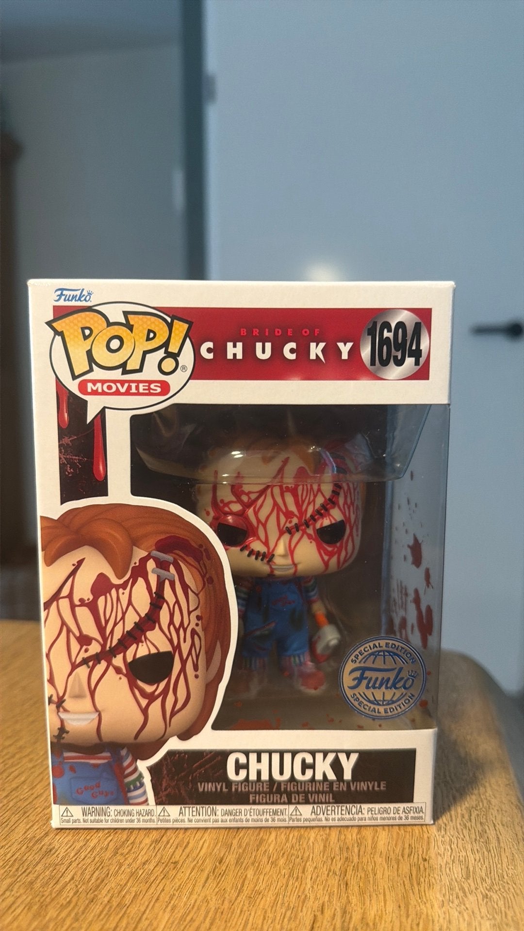Funko pop! Bloody Chucky 1694 SE, Ophalen, Zo goed als nieuw