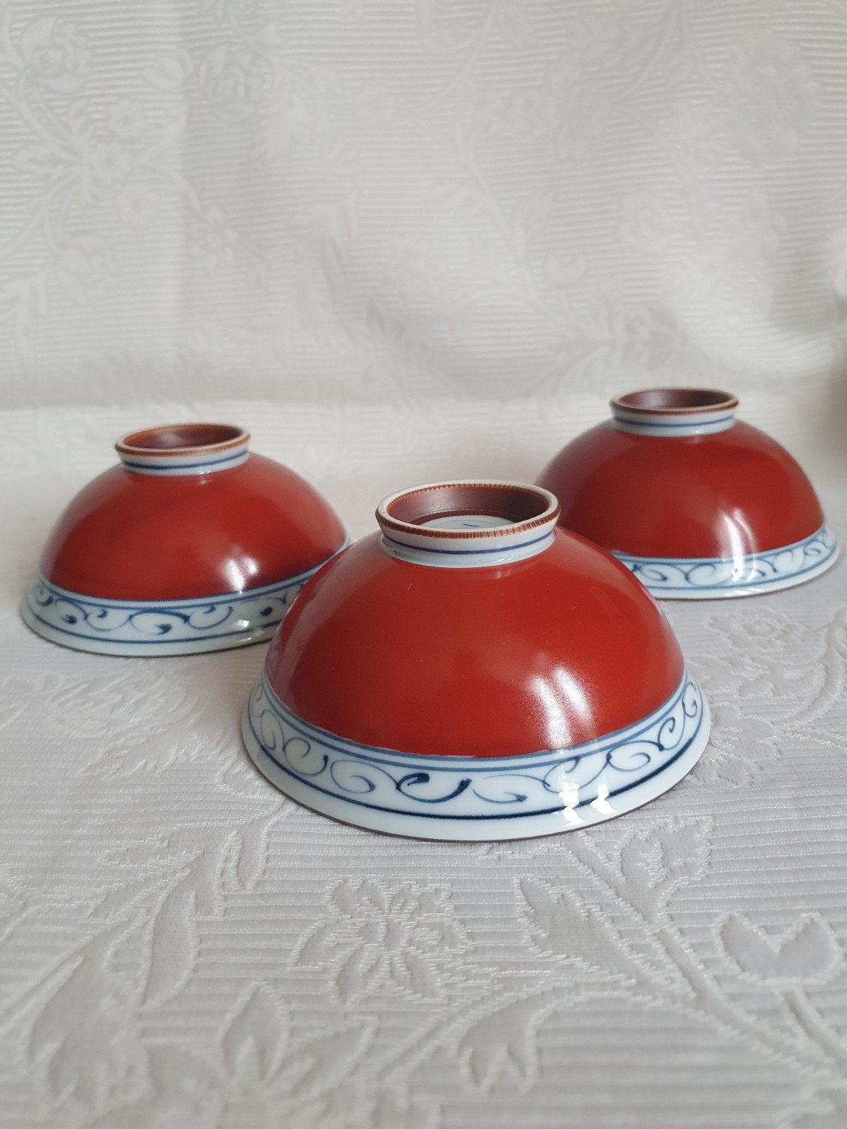 3 Japanse rijstkommen, Ophalen of Verzenden