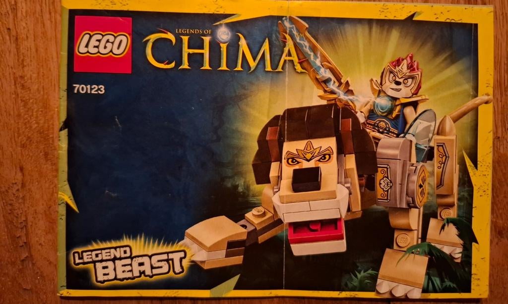 LEGO Chima 70123 Leeuwenlegendebeest met minifiguur, Compleet, Lego, Ophalen of Verzenden, Zo goed als nieuw
