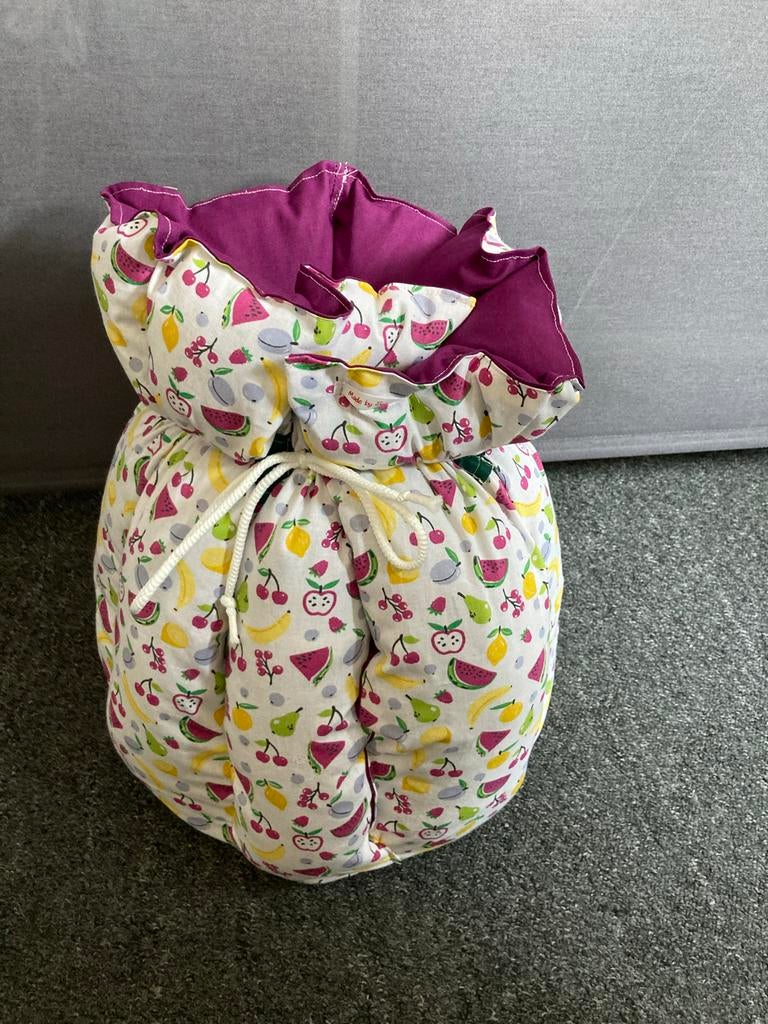 Hooimadam met fruitprint, Overige kleuren, Nieuw, Ophalen of Verzenden, Glas