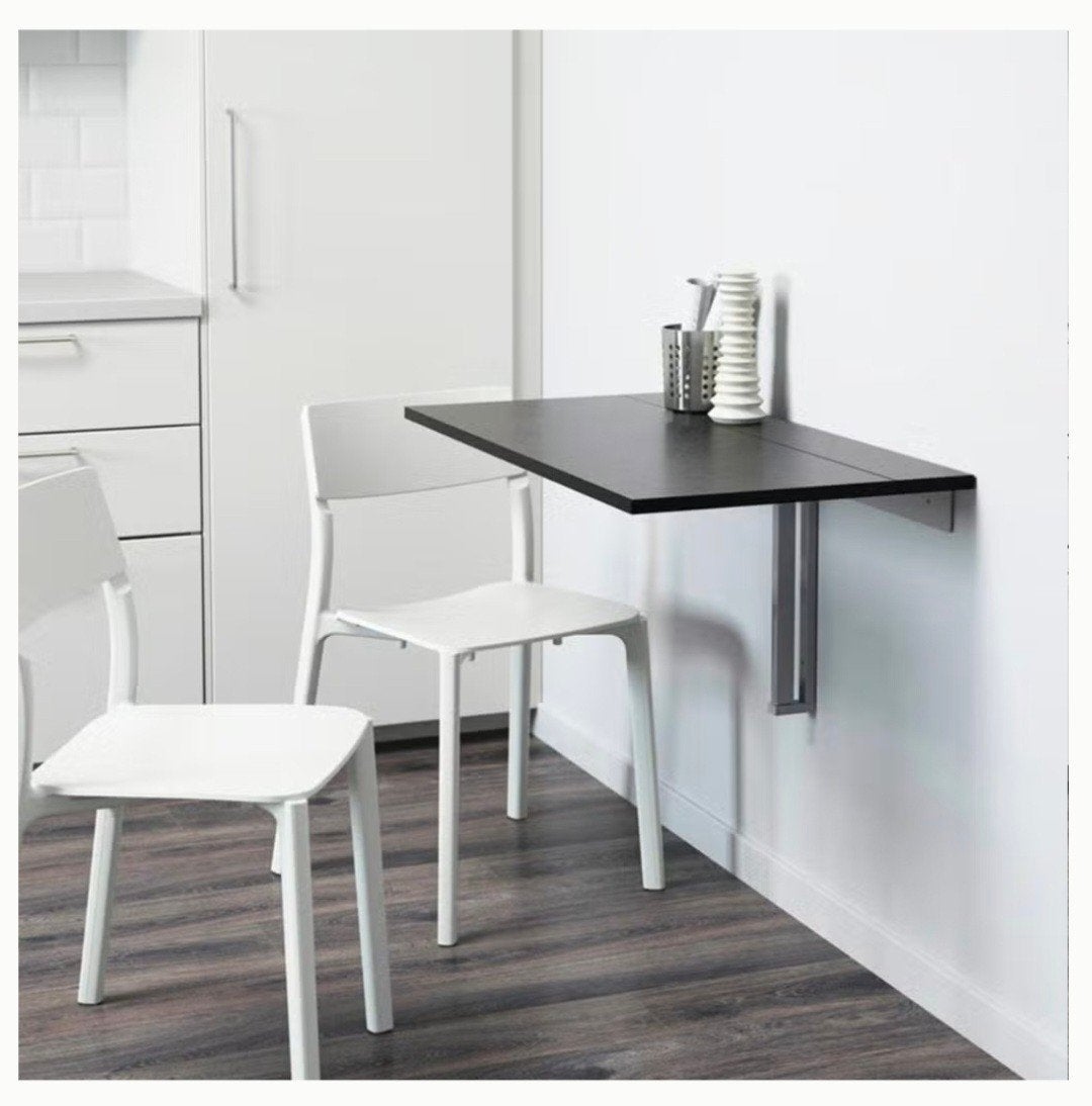 IKEA BJURSTA Wandtafel - Nieuw in verpakking, 50 tot 100 cm, Modern, functioneel, Rechthoekig, Overige houtsoorten