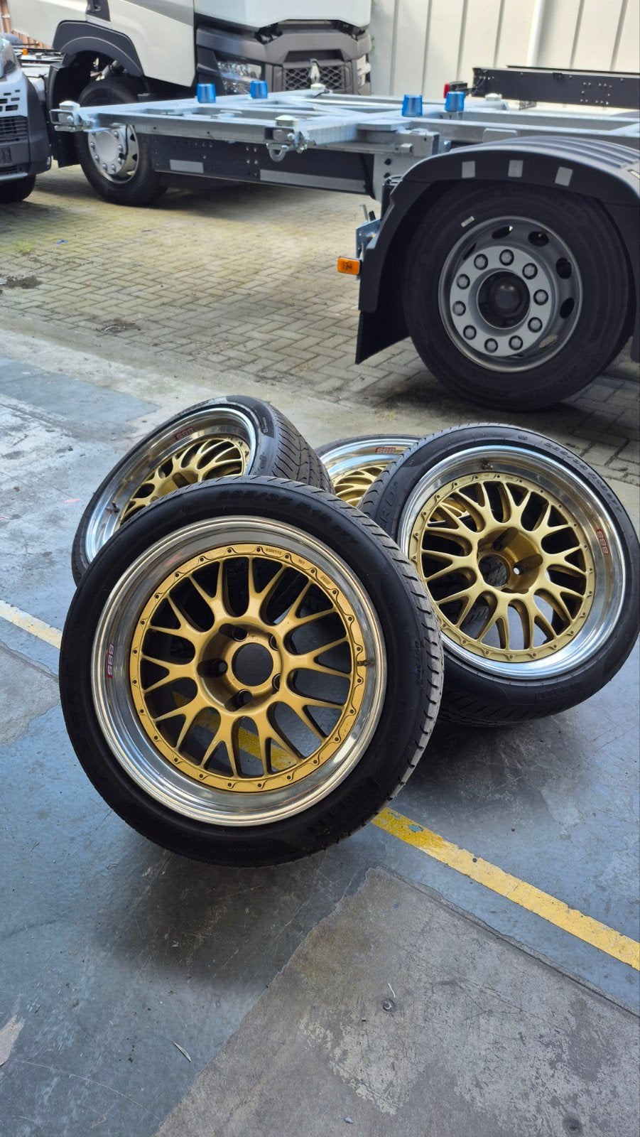 BBS E88 - 5x120, 10,5J & 11J - Team Schirmer BMW e90 e92 m3, Ophalen, 18 inch, Zomerbanden, Velg(en)