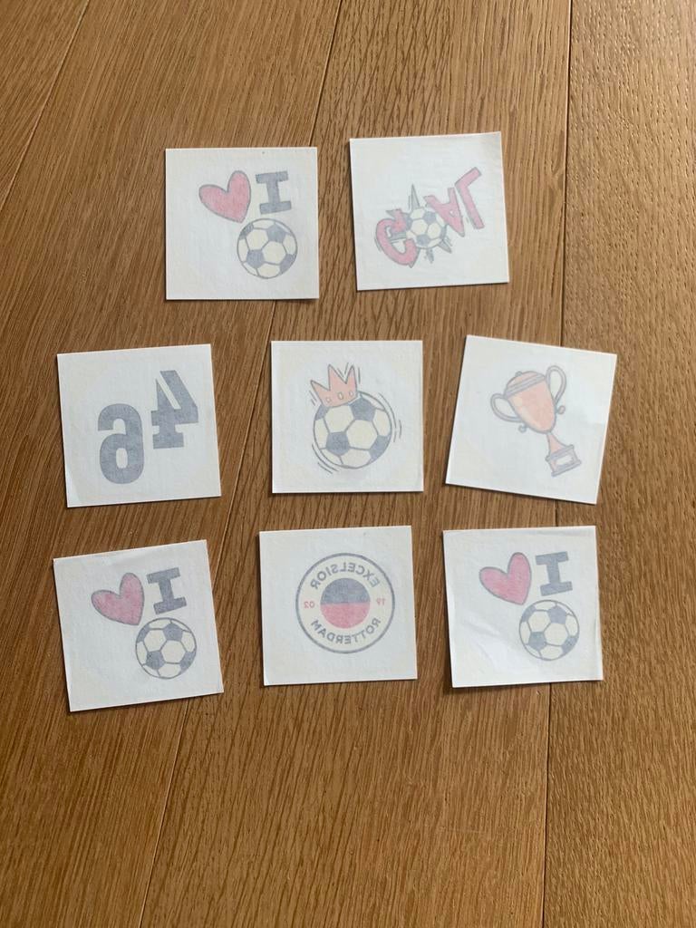 Tattoos van de PLUS Eredivisie voetbalplaatjes, Verzamelen, Supermarktacties, Plus, Ophalen of Verzenden