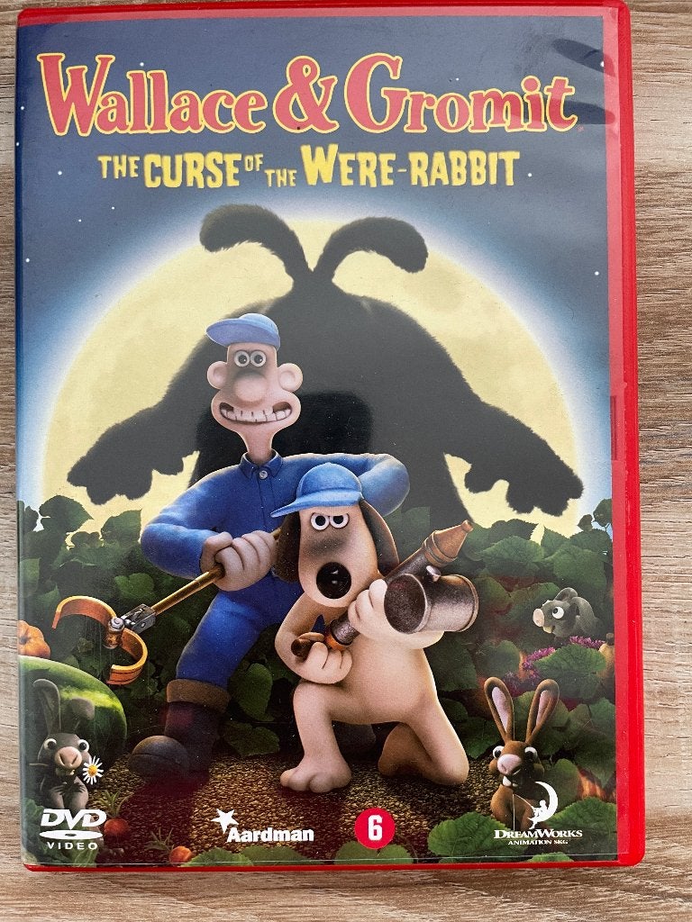 Wallace & Grommit the Curse of the Were-Rabbit (2005) - dvd, Gebruikt, Ophalen of Verzenden, Vanaf 6 jaar, Film