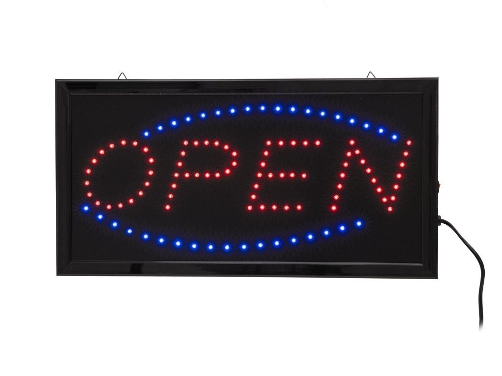 EUROLITE LED Sign OPEN classic - Verlicht reclamebord, Geluidgestuurd, ., Nieuw, Ophalen of Verzenden
