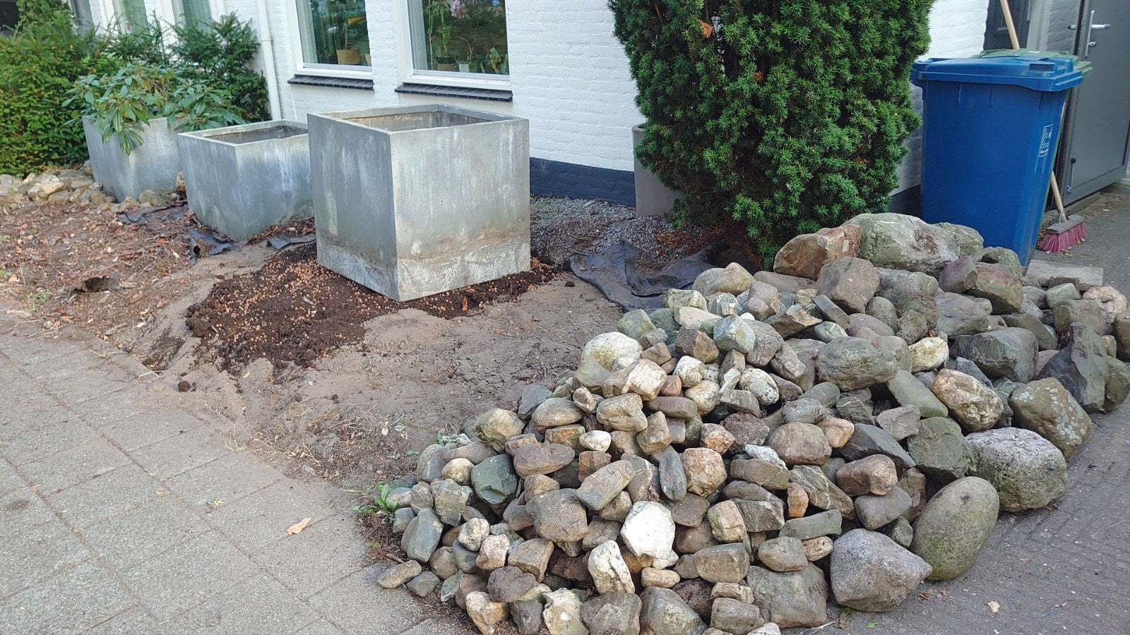 Diverse rotsen en keien voor tuin of decoratie, Ophalen, Overige materialen, Gebruikt, Kei