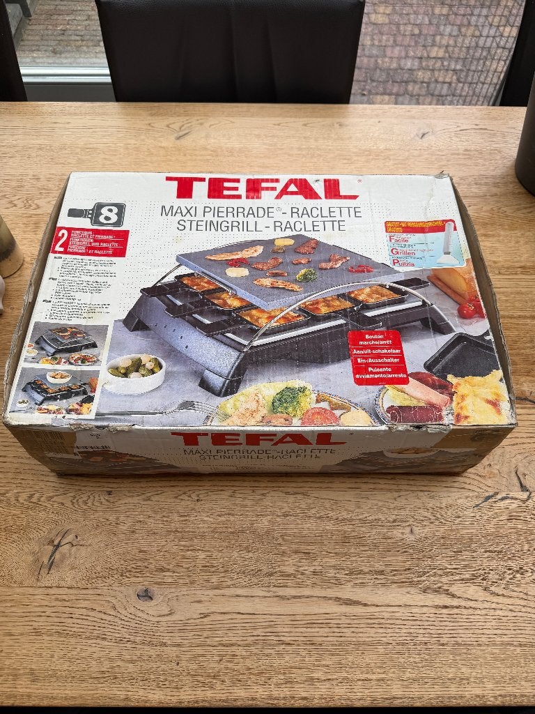 Tefal steengrill, Ophalen, Gebruikt, 8 personen of meer
