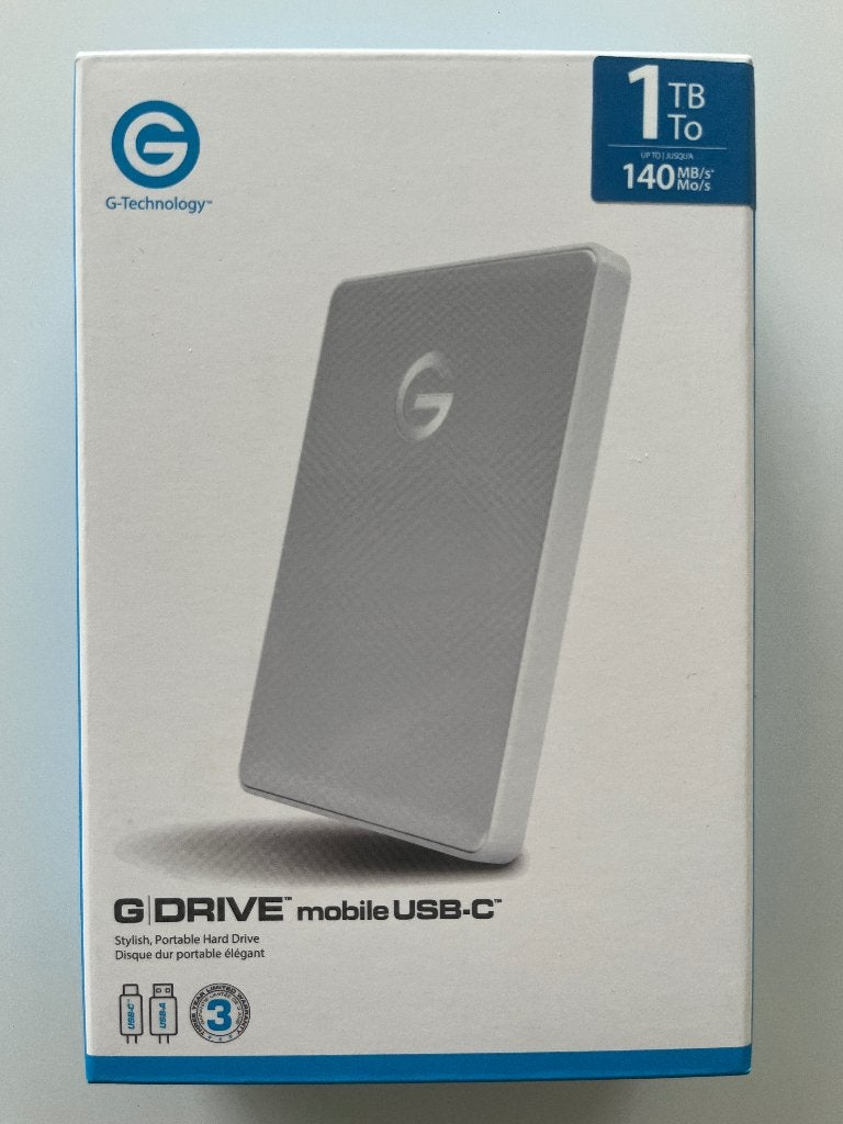 G-Technology G-Drive mobile USB-C 1TB, Computers en Software, Nieuw, Ophalen of Verzenden, 1TB, Laptop