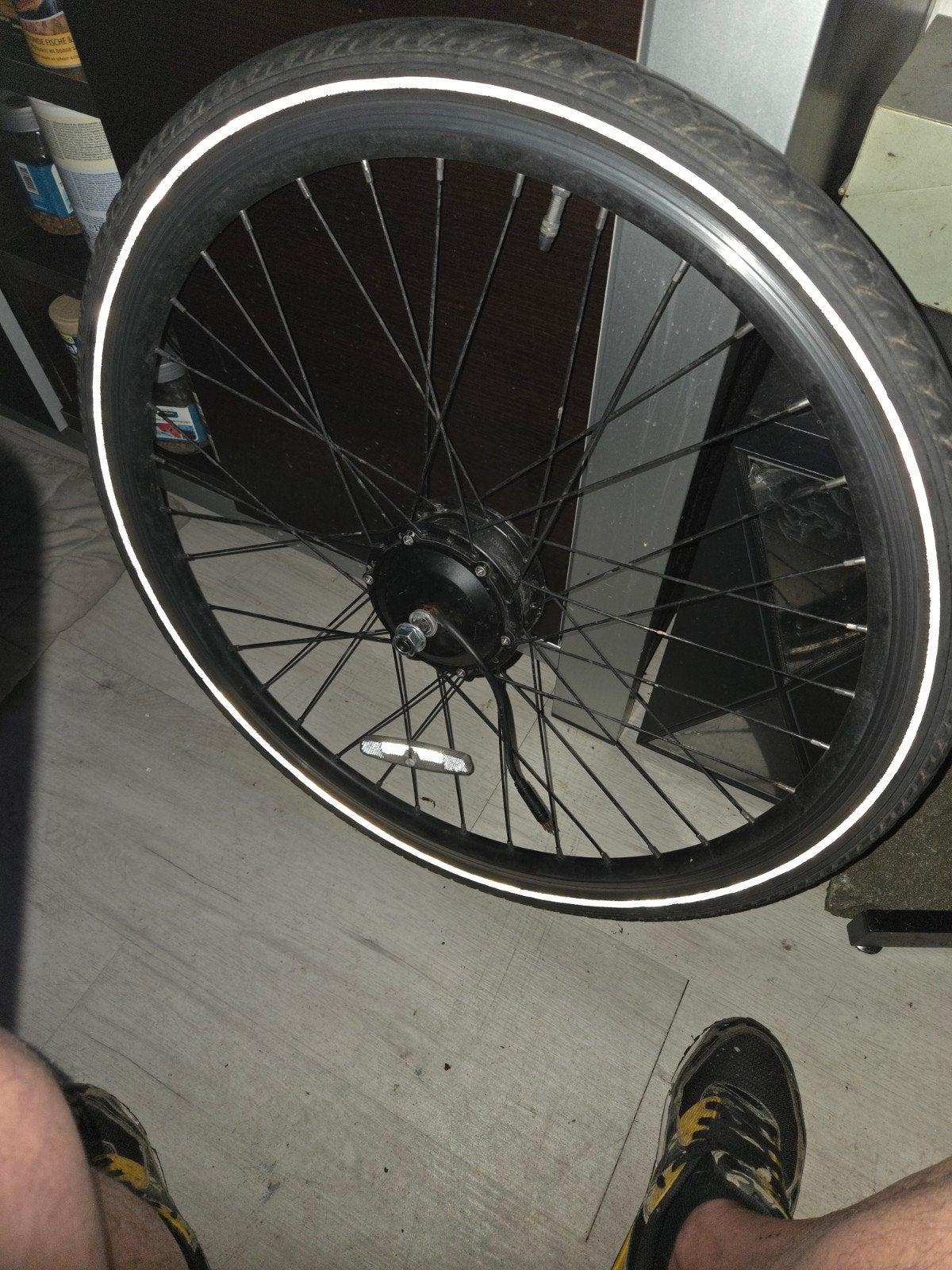 Voorwielmotor, Fietsen en Brommers, Zo goed als nieuw, Motor, Aluminium, Ophalen