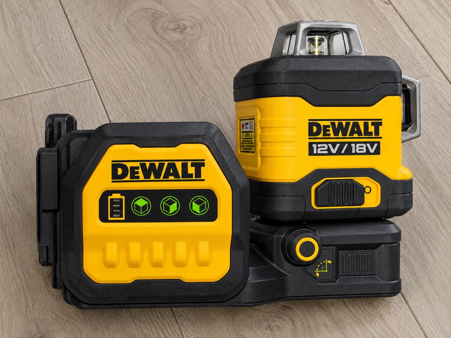 DeWalt 12V/18V 3x360 laser met 5ahAccu