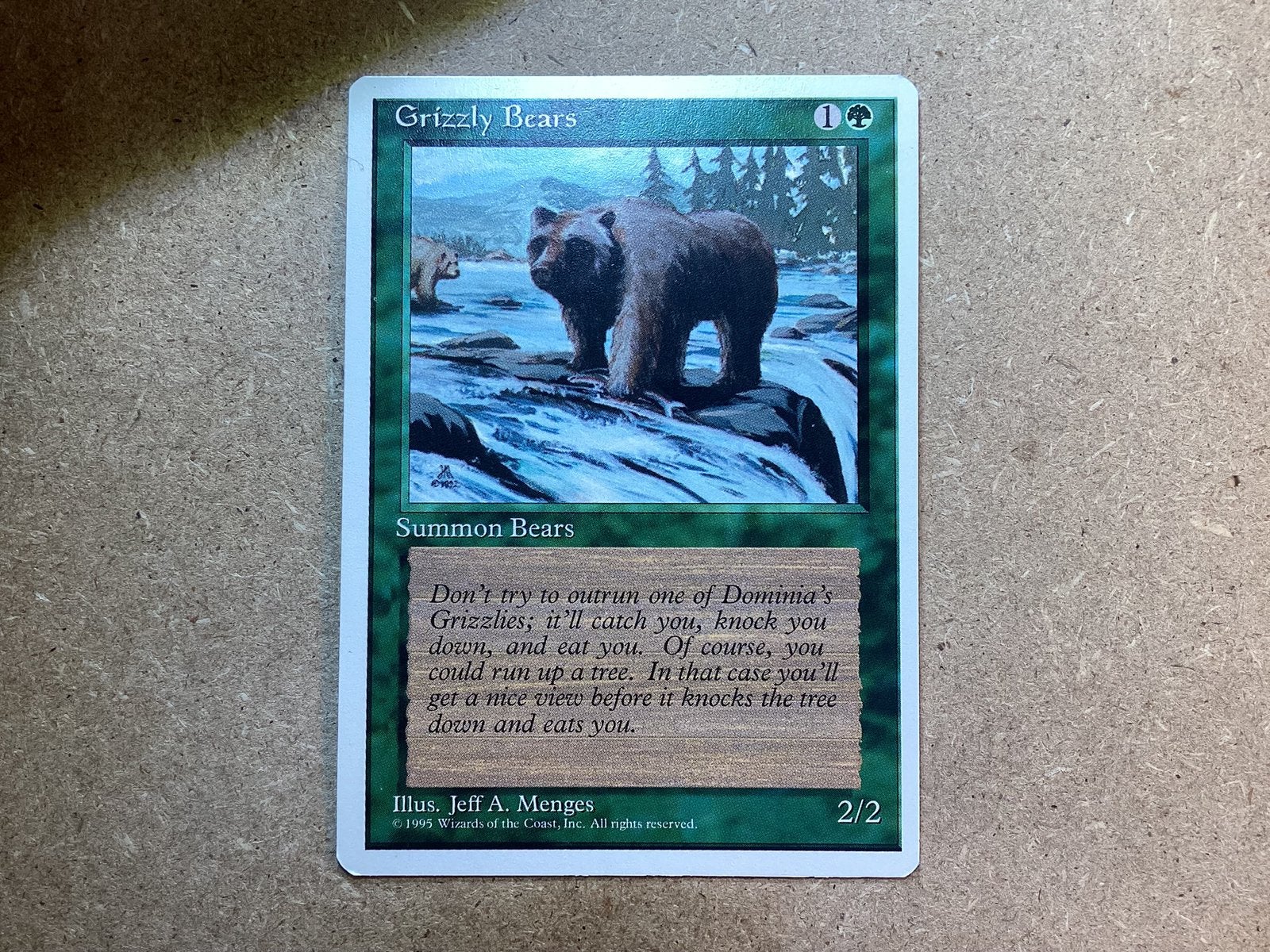 1x Grizzly Bears (Excellent), Ophalen of Verzenden, Zo goed als nieuw, Losse kaart