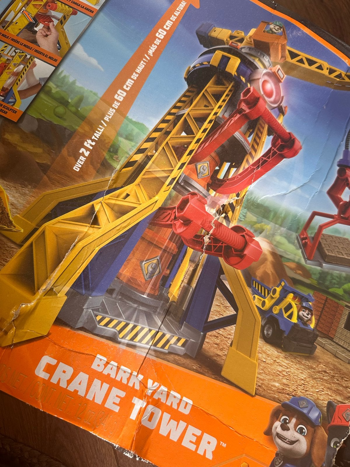 Paw Patrol Rubble & Crew Bark Yard Crane Tower Zo goed als n, Ophalen, Zo goed als nieuw, Jongen of Meisje