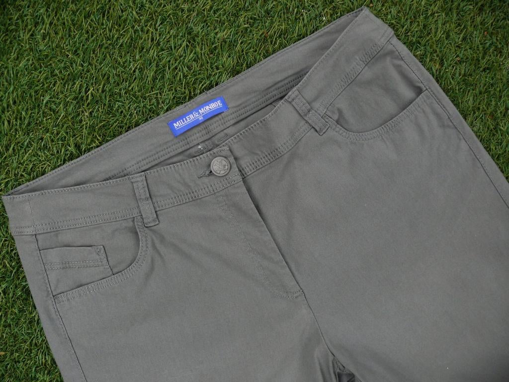 MILLER & MONROE broek maat 42 lengte 34 stretch, Maat 42/44 (L), Ophalen of Verzenden, Zo goed als nieuw, Grijs