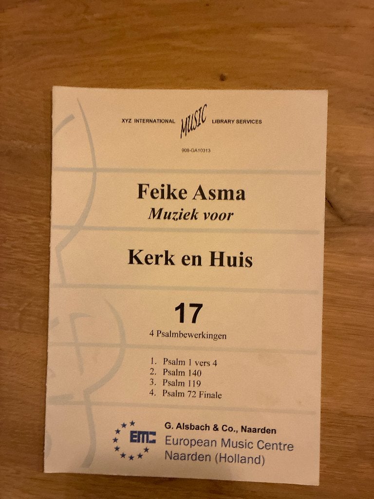 Feike Asma psalmen, Ophalen of Verzenden, Artiest