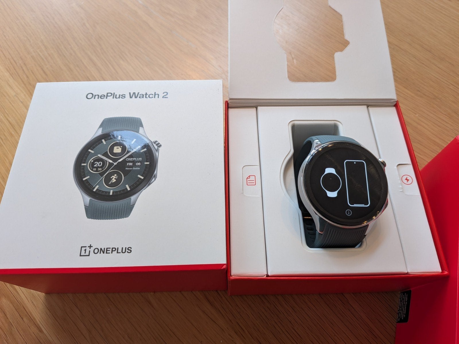 OnePlus Watch 2 Radiant Steel Smartwatch, Zwart, Ophalen of Verzenden, Waterdicht, OnePlus