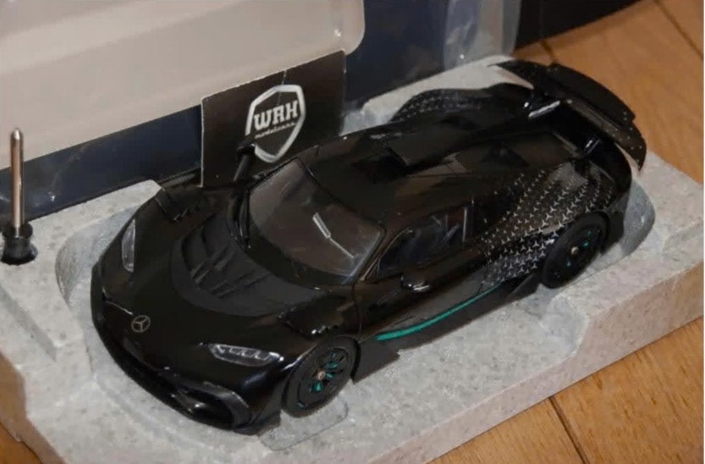 MERCEDES AMG ONE hyper black star package NZG 1:18 WRH, Hobby en Vrije tijd, Verzenden, Zo goed als nieuw, Auto, Overige merken