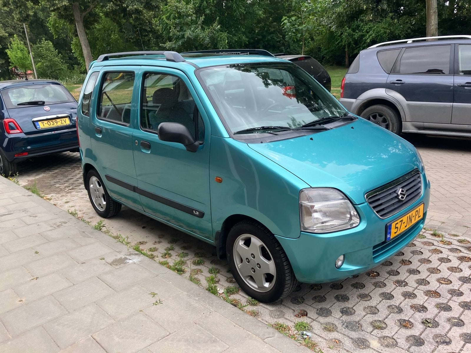 Suzuki Wagon R+ 1.3 AUT 2002 Groen distributie vervangen, Auto's, 40 €/maand, 4 cilinders, 925 kg, Onderhoudsboekje