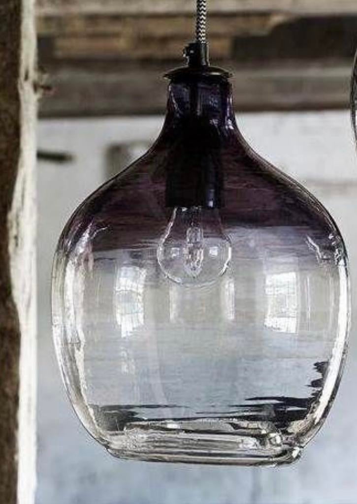 Nordal Hanglamp 'BUBBLE' smoke, Ophalen of Verzenden, Minder dan 50 cm, Industrieel, Glas