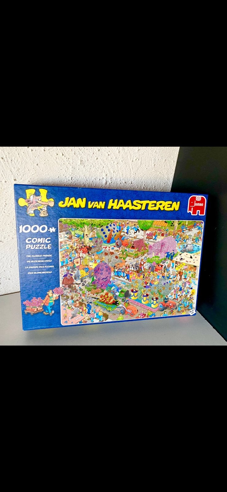 leuke  Jan van Haasteren PUZZEL ‘BLOEMENCORSO’