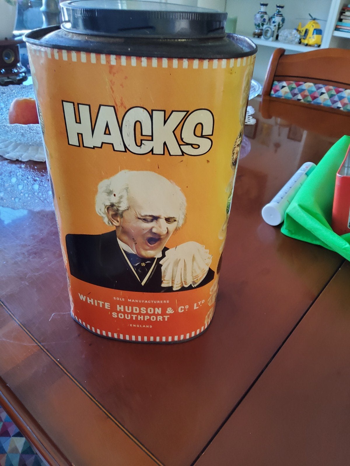 Vintage Hacks blik - White Hudson & Co Ltd, Ophalen, Gebruikt, Overige