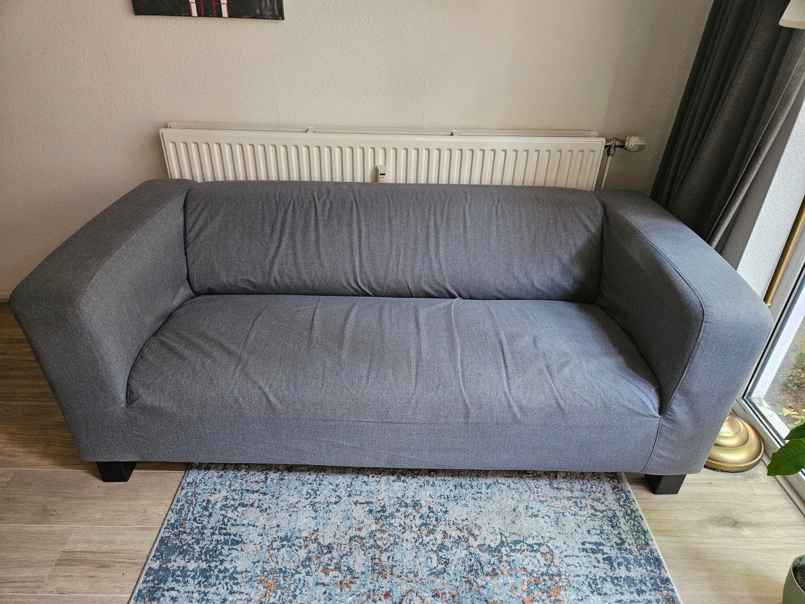 Ikea Klippan bank gratis af te halen, Huis en Inrichting, Banken | Bankstellen, Ophalen, Gebruikt, 150 tot 200 cm, Tweepersoons