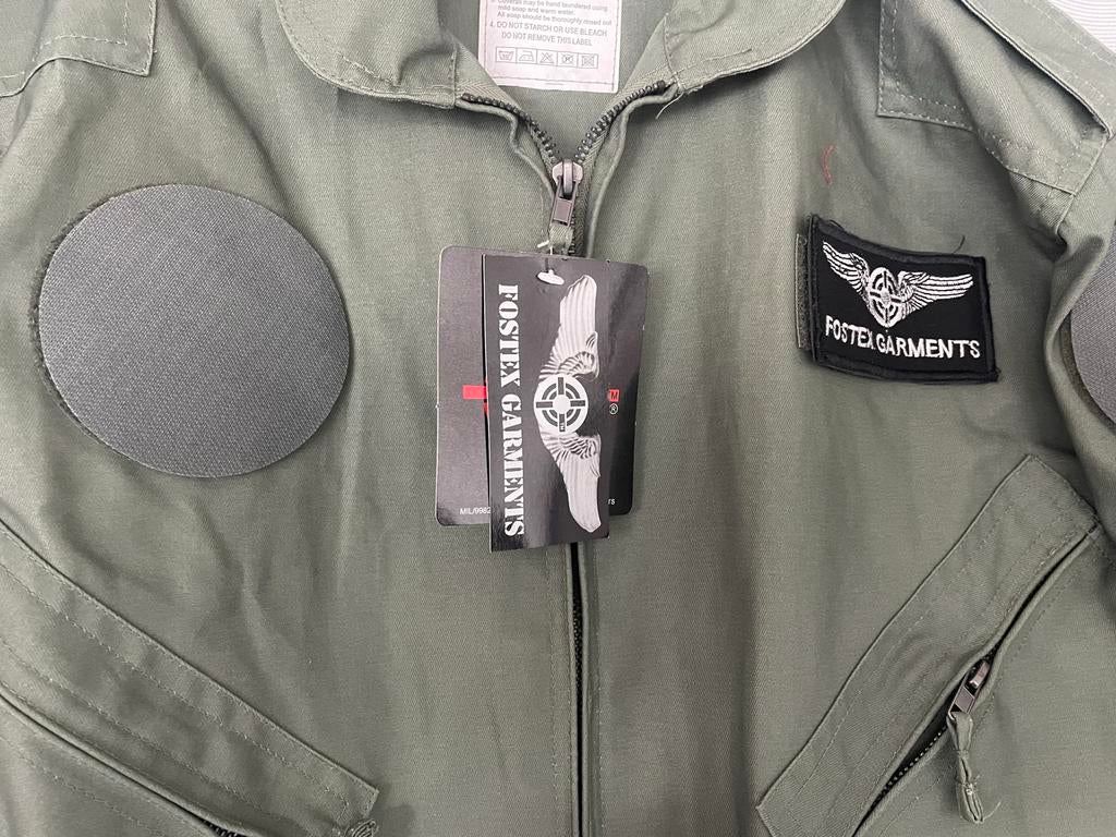 Nieuwe Vliegeniers Overall - Diverse Maten - Katoen/Polyeste, Ophalen of Verzenden, Nieuw, Overige maten, Groen