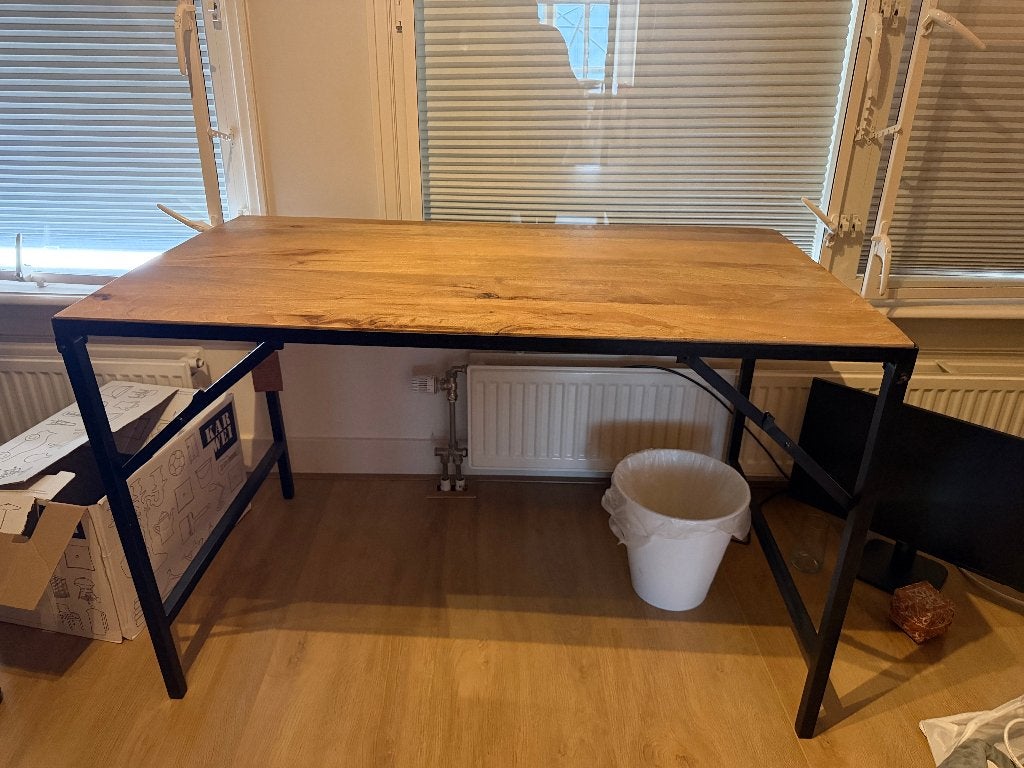 Houten tafel/bureau – 120x70cm – nieuw met kaartje, Huis en Inrichting, Ophalen, Overige typen, 120 cm, Hout