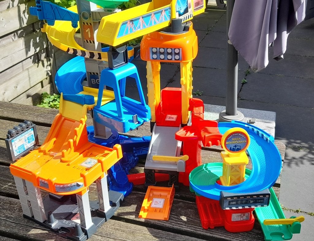 Speelgoed garage, Ophalen, Gebruikt