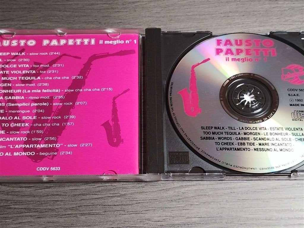 Fausto Papetti - Il Meglio No 1, Ophalen of Verzenden, Zo goed als nieuw, Jazz