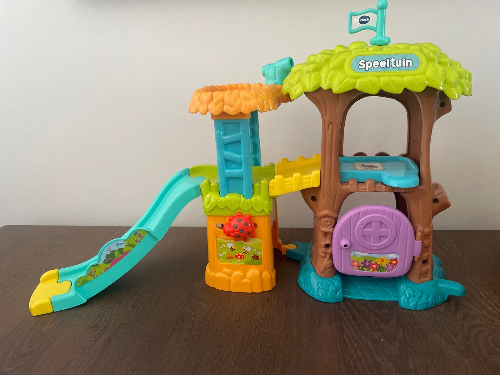 VTech Speeltuin Boomhut met Glijbaan, Ophalen of Verzenden, Zo goed als nieuw, Glijbaan