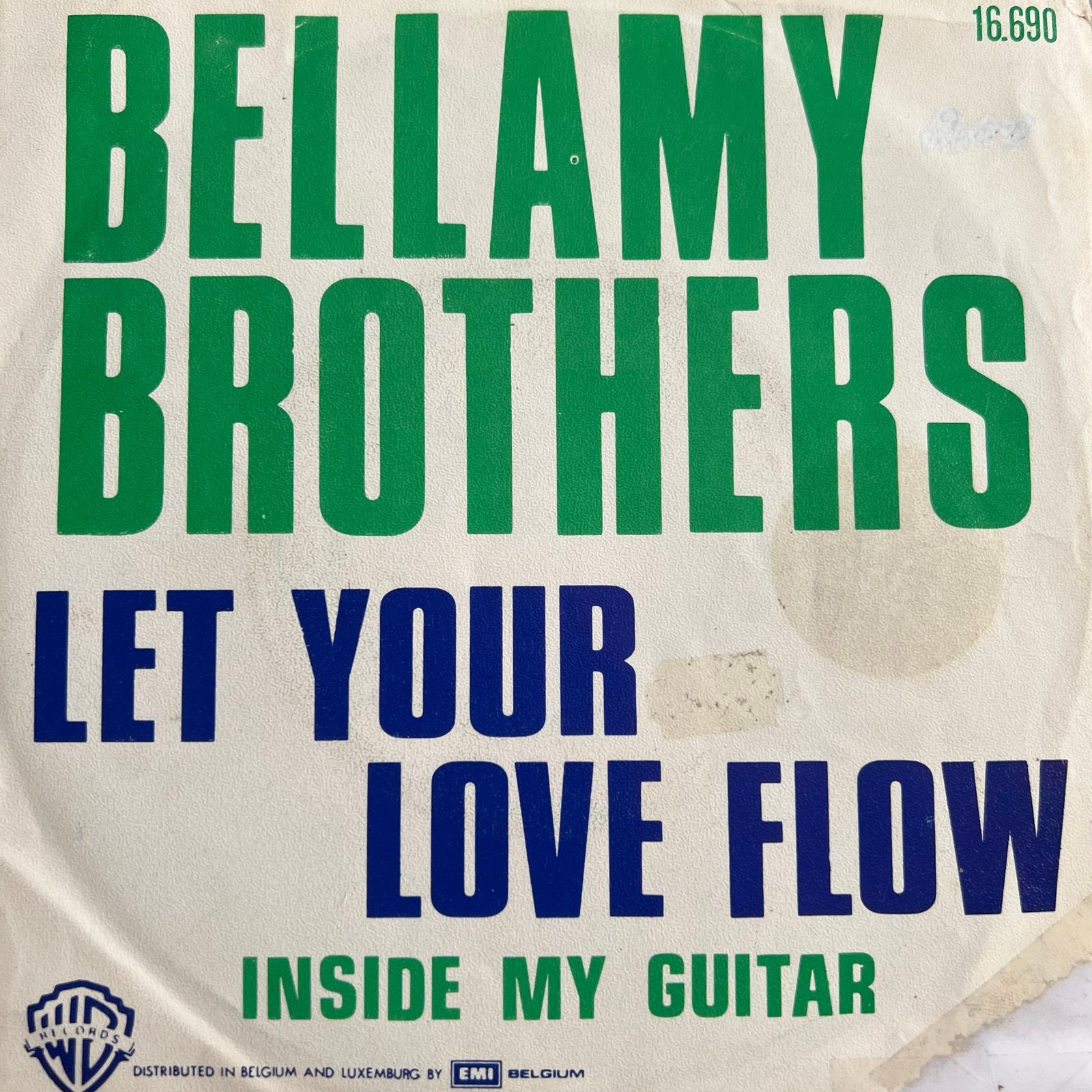 Bellamy Brothers - Let Your Love Flow, Gebruikt, Originele persing, 7 inch, Ophalen of Verzenden