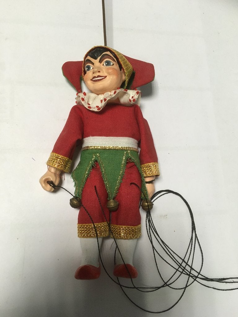 Marionette Munzbergo- style Nar, Ophalen of Verzenden, Zo goed als nieuw, Nvt, Pop