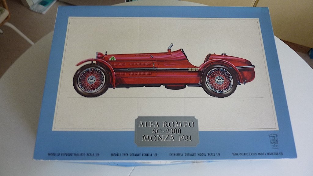 POCHER 1:8 ALFA ROMEO MONZA K-71, Ophalen of Verzenden, Zo goed als nieuw, 1:5 t/m 1:8, Auto