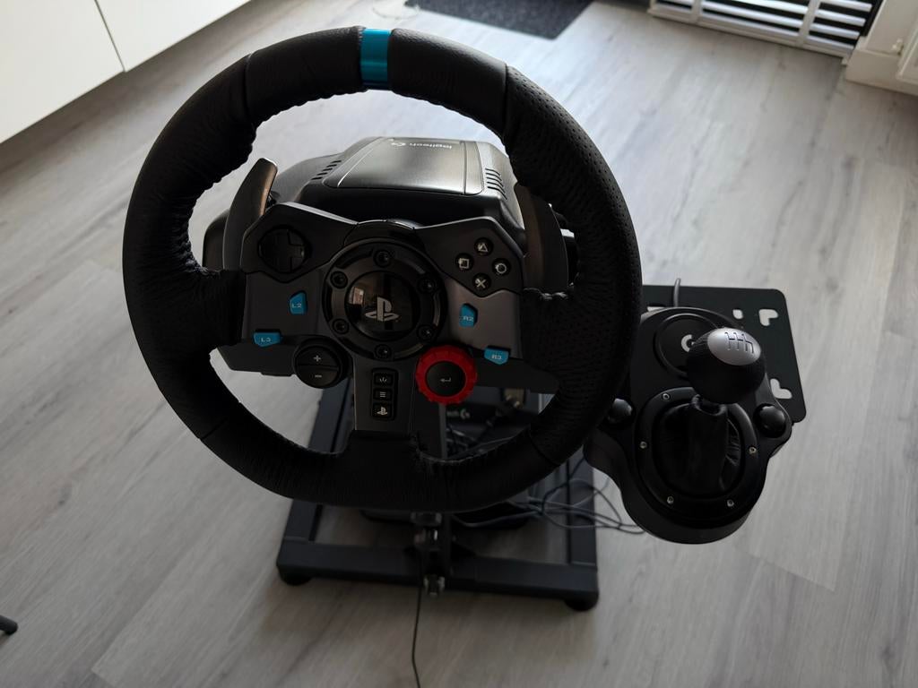 Logitech G29 Driving Force Racing Wheel + Shifter, Spelcomputers en Games, 1 speler, Racen en Vliegen, Eén computer, Ophalen of Verzenden