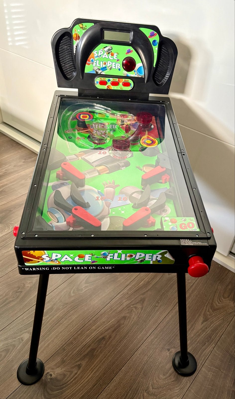 Eddy Toys flipperkast 2-in-1 model met licht & geluid, Ophalen of Verzenden, Gebruikt
