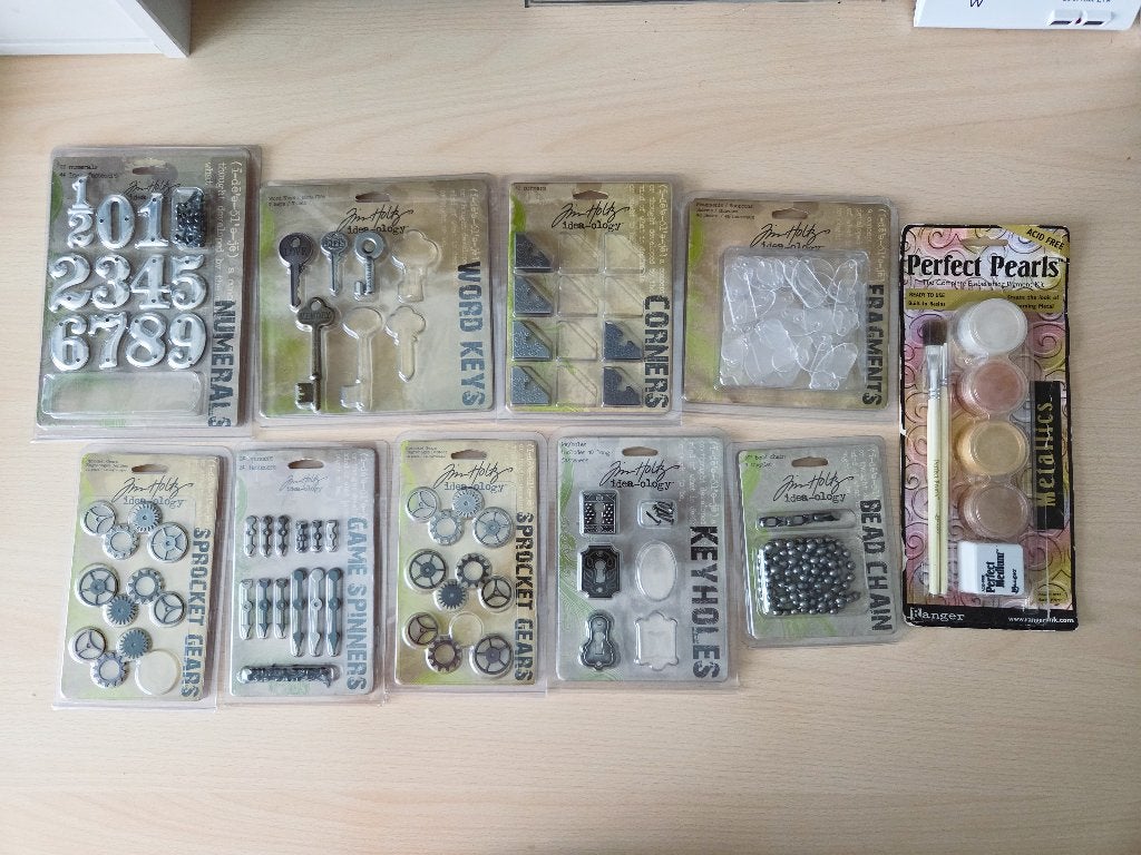 Tim Holtz embellishments, Hobby en Vrije tijd, Scrapbooking, Ophalen of Verzenden, Nieuw, Versiering of Embellishment, Overige merken