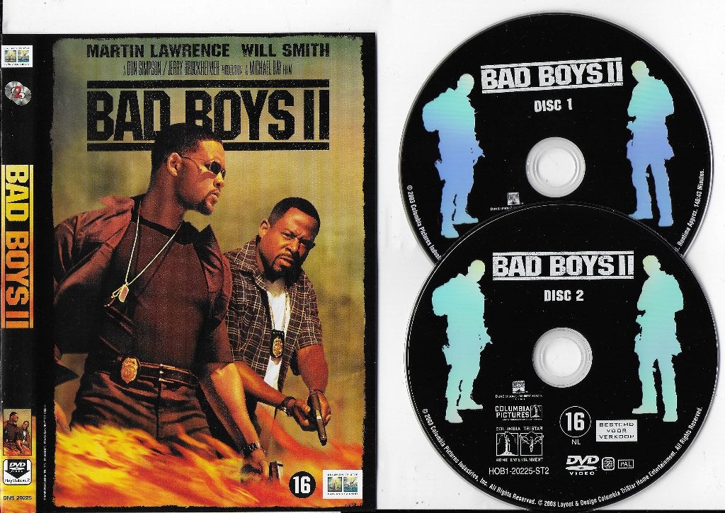 Dubbel dvd bad boys ll, Vanaf 16 jaar, Ophalen of Verzenden, Zo goed als nieuw