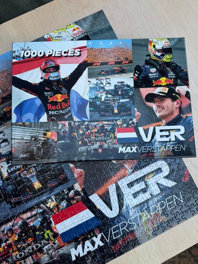 Max Verstappen puzzel official product 1000 stukjes, Ophalen of Verzenden, 500 t/m 1500 stukjes, Gebruikt, Legpuzzel