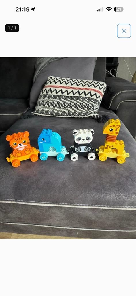 Duplo dierentrein, Ophalen of Verzenden, Zo goed als nieuw, Duplo