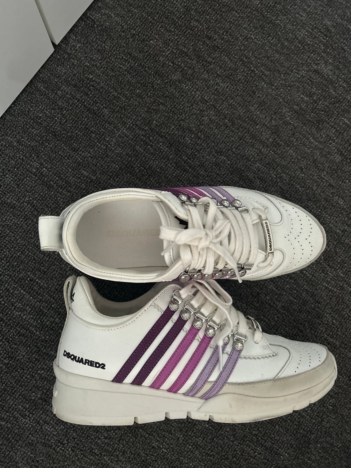 Dsquared2 sneakers maat 39, Ophalen, Gedragen, Wit, Sneakers of Gympen
